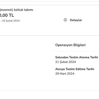 Dekopasaj Satış Sonrası Ödeme Gecikmesi Hayal Kırıklığı