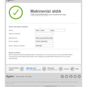 Dyson Airwrap Başlıkların Cihazdan Çıkma Sorunu