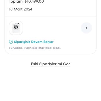 A101 İnternet Alışveriş İptal Etmiyor.