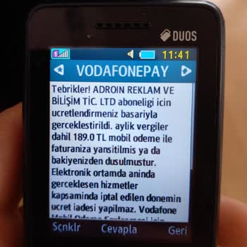 Vodafone Kendi Kafasını Göre Ücret Yansıtıyor