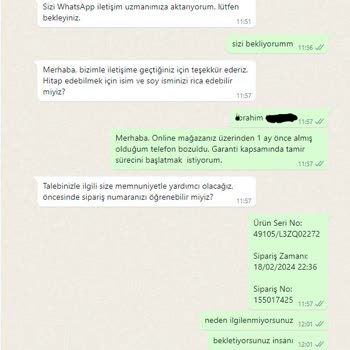 Carrefour SA Müşteri Temsilcisi İlgisiz Ve Konudan Bağımsız Konuşuyor