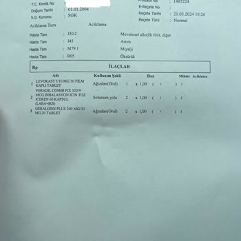 Reyap Hastanesi Zatürre Hastasına Mevsimsel Alerji Teşhisi