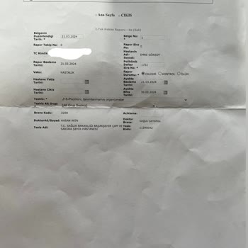 Reyap Hastanesi Zatürre Hastasına Mevsimsel Alerji Teşhisi