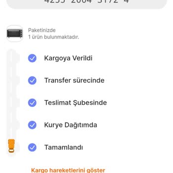 Aras Kargo Kargo Görevlisinin Tavrı Ve Ürünümüzü Yukarıya Çıkarmaması