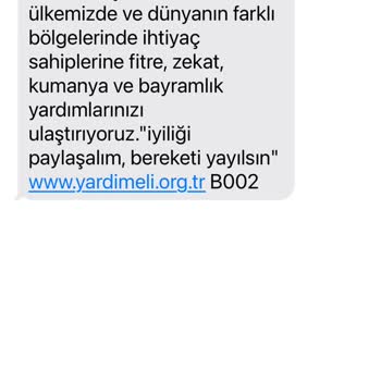 Yardımeli Uluslararası İnsani Yardım Derneği'Nden Gelen Mesajlar