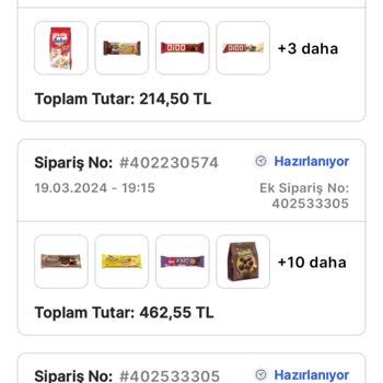 Migros Sanal Market Siparişimi İptal Etti.