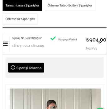 Abuello Siparişimin İadesini Talep Ediyorum