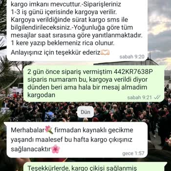 Abuello Siparişimin İadesini Talep Ediyorum