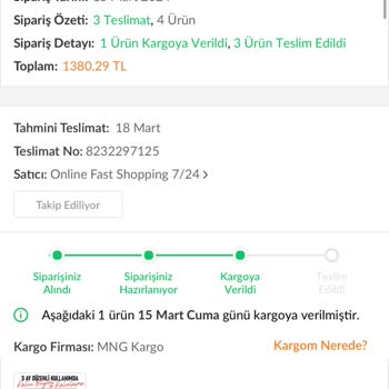 Her Zaman Aynı Selimpaşa MNG Kargo Pişmanlık