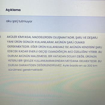 Mondial Motosiklet Akü Garanti Sorunu