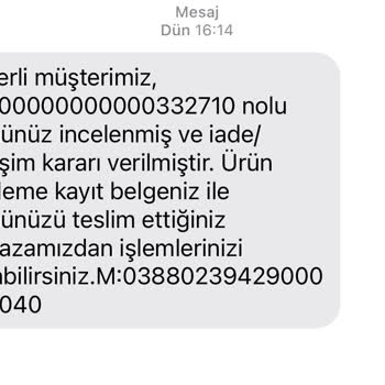 In Street/FLO Tuzla Marina Ücret İademi Sağlamıyor