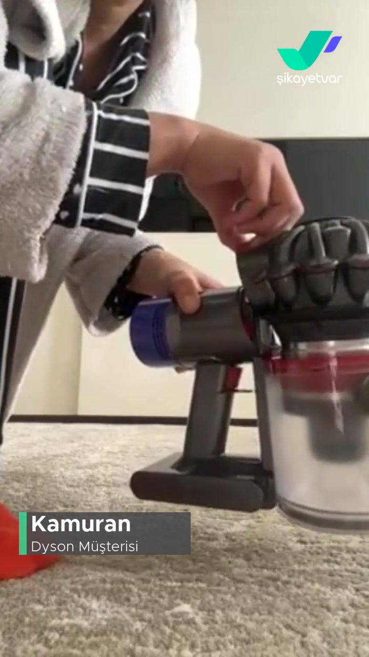 Dyson V8 Çöp Haznesi Zor Açılıyor videonun kapak resmi