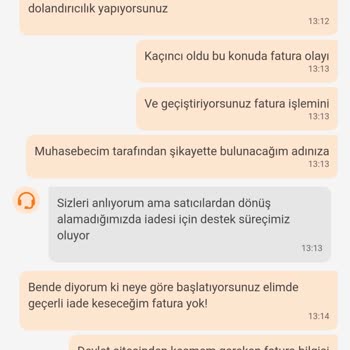 Trendyol Kurumsal Fatura Düzeltme Talebini Gerçekleştirmiyor