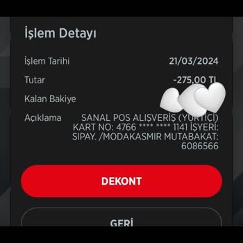 Modakaşmir'de Dün Oluşturduğum Siparişim "Yok" Görünüyor