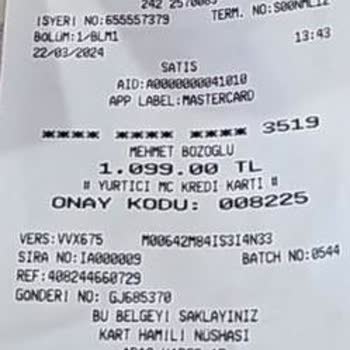 Yunbey İnşaat Tur. San. T. C. Ve Dış. Tic. Ltd. Şti Saat İadesi