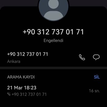+903127370171 Vb. Numaralar Tarafından Rahatsız Ediliyoruz.