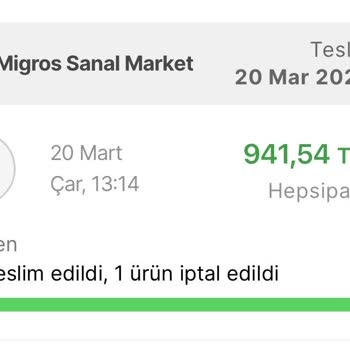 Hepsiburada Market Siparişim Teslim Edilmedi Şikayetim Var