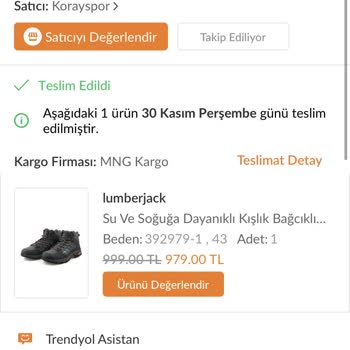 Lumberjack Outdoor Ayakkabı Kalitesizliği.