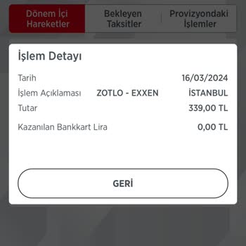 Exxen'in Paramı Geri İade Etmesini İstiyorum