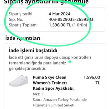 Amazon Sipariş İadesi Hala Yapılmadı