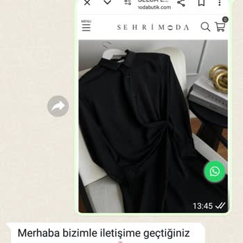 Sehrimodabutik İade Şikayeti