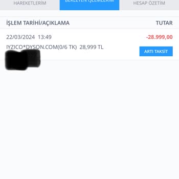Dyson Ödeme Aldığı Halde Siparişim Görünmüyor