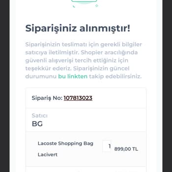 Shopier Sipariş İadesi İstiyorum