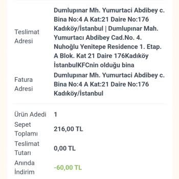 Migros Yemek Hep Hatalı İşlem