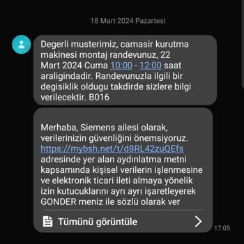 Siemens Ev Aletleri Kurulum Çağrı Merkezi