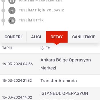 Gratis'in Çalıştığı Kargo Şirketi