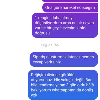 Almira.butikk (Instagram) Parayı Aldıktan Sonra İletişim Bitti