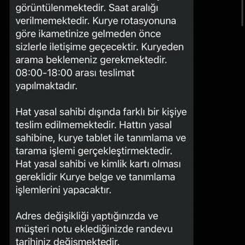 Türk Telekom Dijital Kurye İle Sim Kartı 1 Aydır Teslim Edememesi.