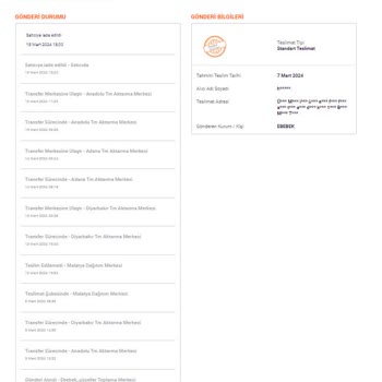 E-bebek Ürün Teslimat Problemi