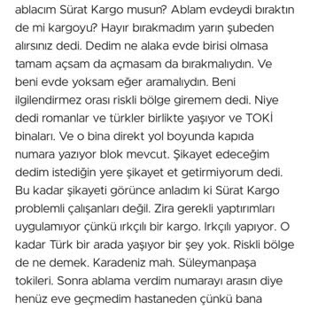 Trendyol Sürat Kargo İhtar Talebi İstiyorum