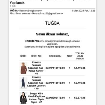 Tuğba Giyim Online Alışverişte İade Sürecinde Yaşanan Zorluklar