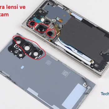 Samsung Telefon Ekran Değişimi Sırasında Kirletilen Kamera Lensleri Ve Kapakları