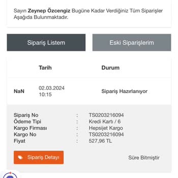 Schafer 20 Gündür Siparişimi Göndermedi!