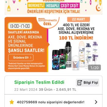 Migros Uyanıklığı İndirimli Ürünleri Göndermeme