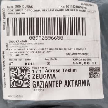 Gök Grup Depolama Ürün Ve Hizmet Hayal Kırıklığı
