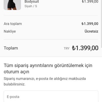 MasuWear Sipariş Gelmedi Para İadesi Yapılmadı