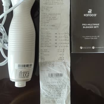 Karaca Züccaciye Karaca'dan Aldığım Ürün Arızalı Çıktı