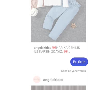 Angelskidss (Instagram) Angels Kids Yanlış Ürün Yolluyorlar Ürününün Arkasında Durmuyorlar