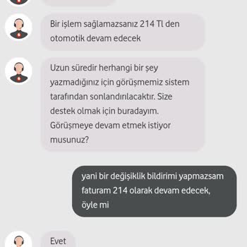 Vodafone Firmasının Bilgi Akışı Tutarsızlığı Ve Mağduriyetim