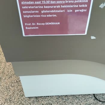 Kartal Dr. Lütfi Kırdar Şehir Hastanesi Şehir Hastanesinde Randevusuz Sonuç Gösterme Mağduriyeti