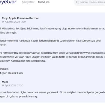 Disrespectful Customer Service by Troy