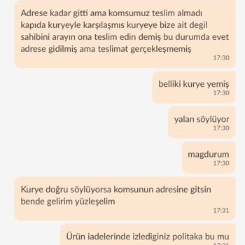 Trendyol Yemek Almadığım Ürünün Parasını Geri Vermiyor