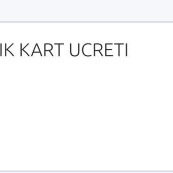 Yapı Kredi Bankası Yıllık Kart Ücreti