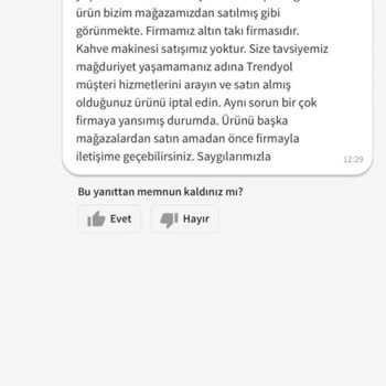 ! Trendyol Satıcı Firma Göndermiyor.!