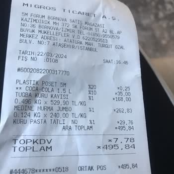 Tuğba Kuruyemiş Kurtlu Hurma Satıyor