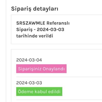 "elfidamoda" Ürünlerin Kargoya Verilmemesi- Müşteri Memnuniyetsizliği